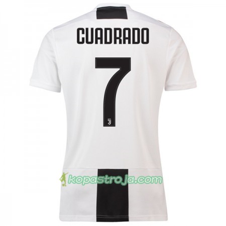 Billiga Fotbollströjor Juventus Cuadrado 7 Hemma tröja 2018/19 Kortärmad